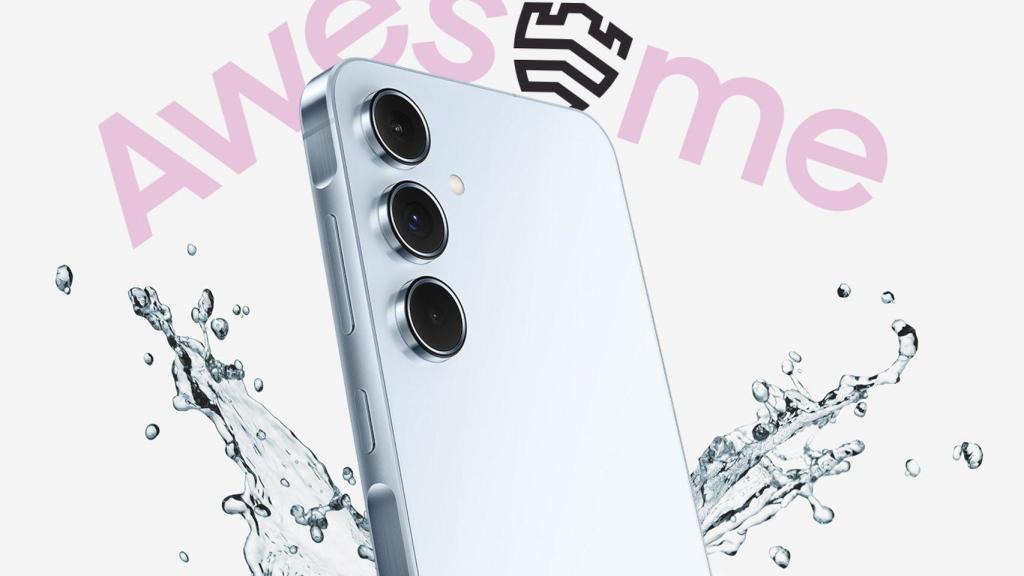 Samsung Galaxy A55 en imagen promocional filtrada