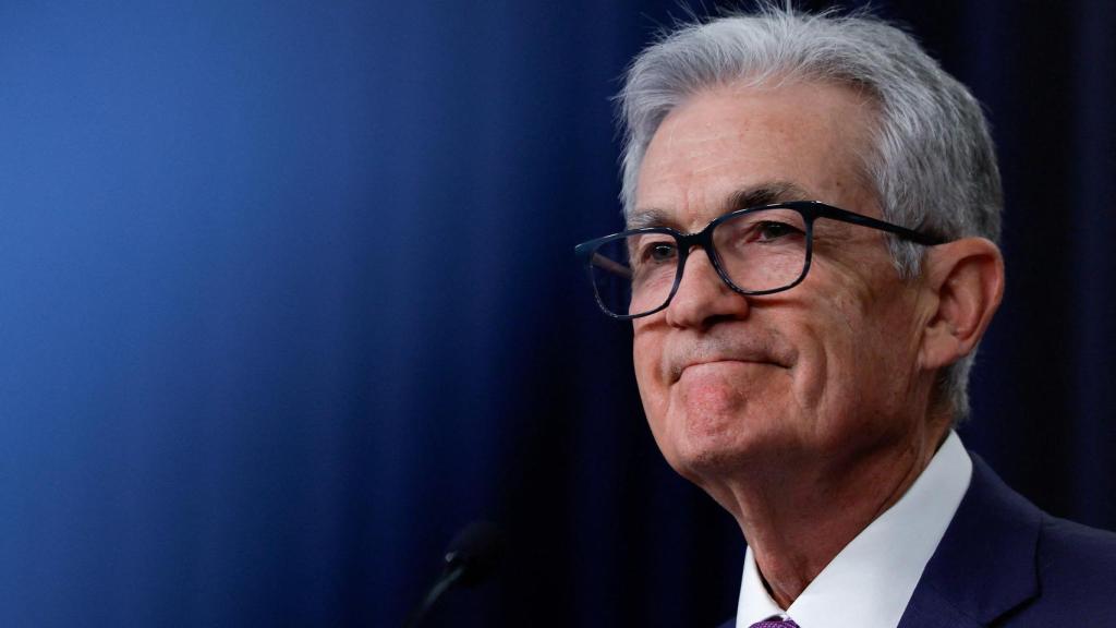 El presidente de la Fed, Jerome Powell, durante una rueda de prensa en Washington.