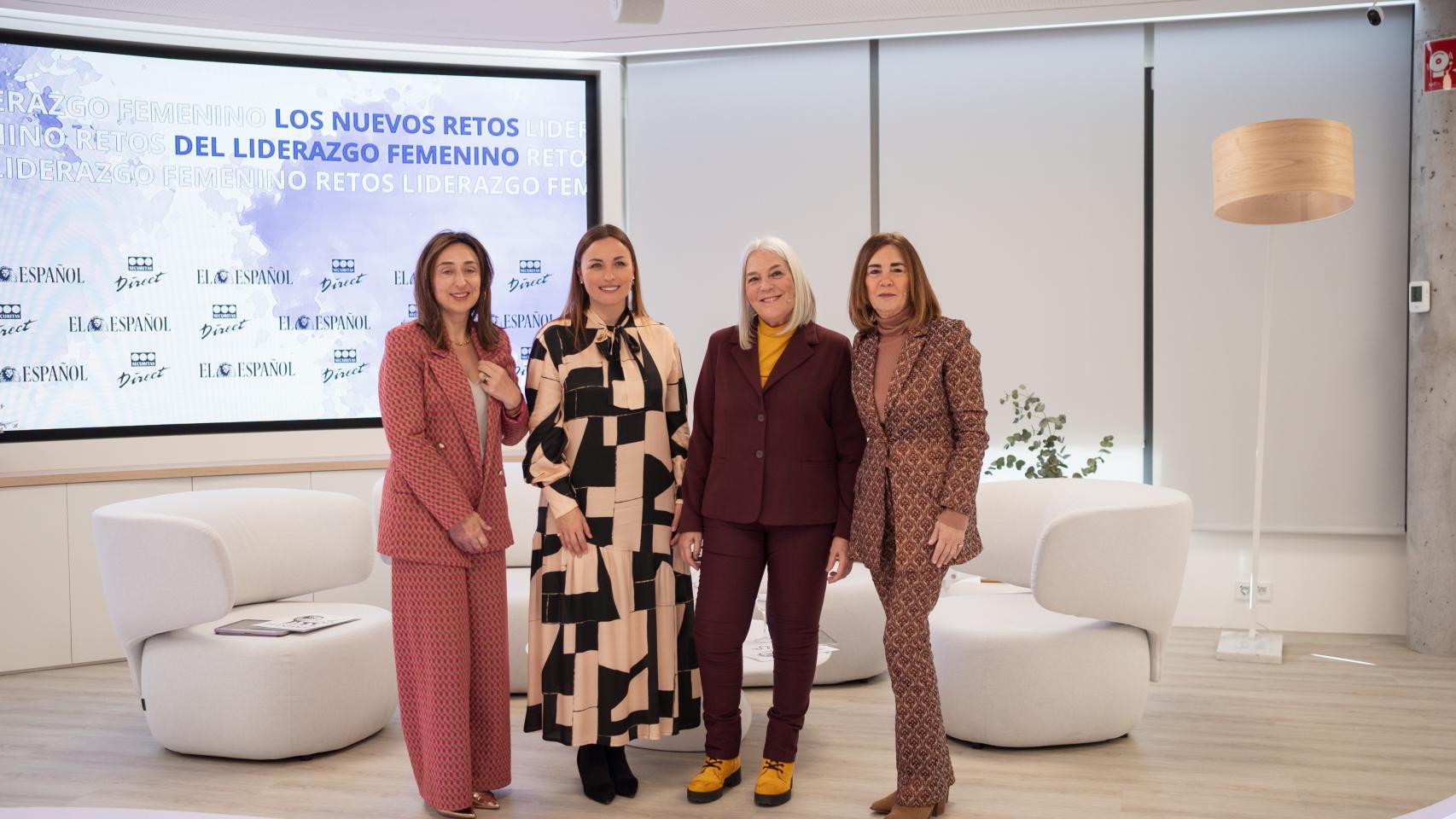 Laura Gonzalvo, Mercedes Wullich, Mónica Chao y Charo Izquierdo.