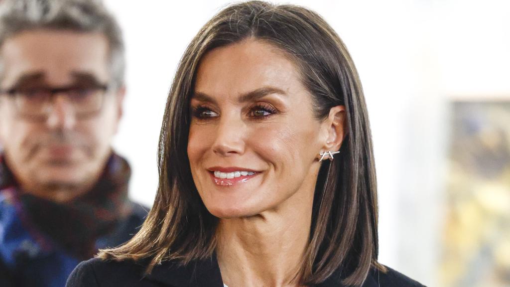 La Reina Letizia durante su visita a Arco.