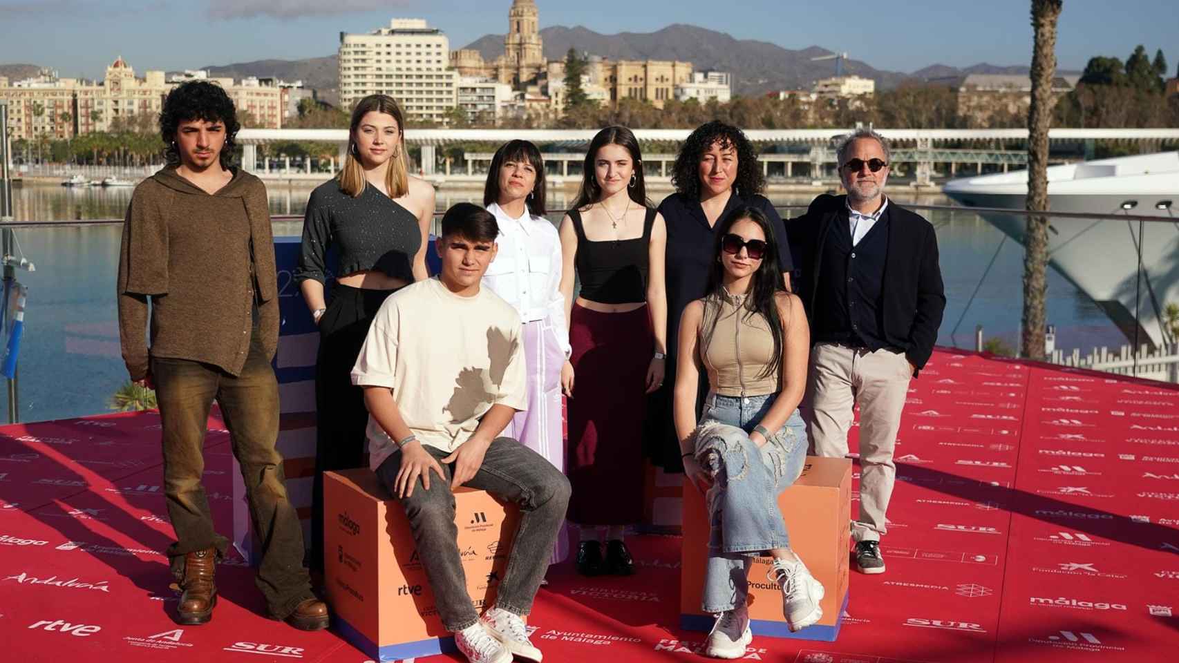 Photocall de ‘As neves’ en el Festival de Málaga.