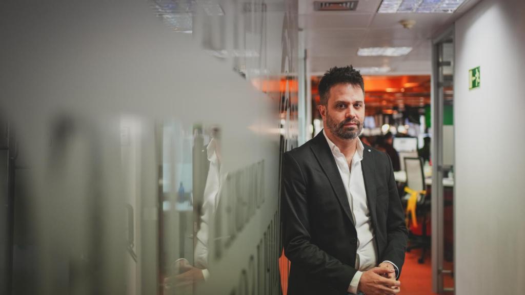 Xavier Colás durante la entrevista con EL ESPAÑOL.