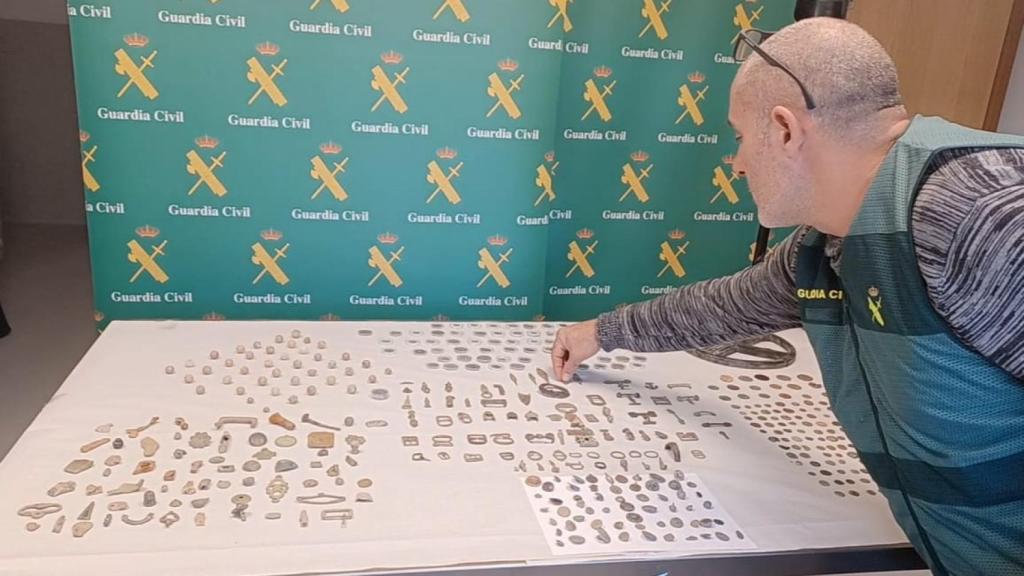 Las piezas arqueológicas robadas del yacimiento de Castrejón de Trabancos