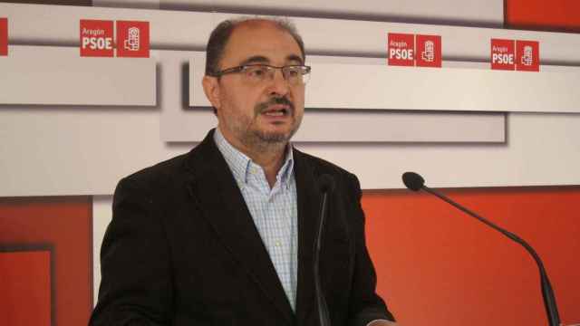 El secretario general del PSOE de Aragón y expresidente autonómico, Javier Lambán.