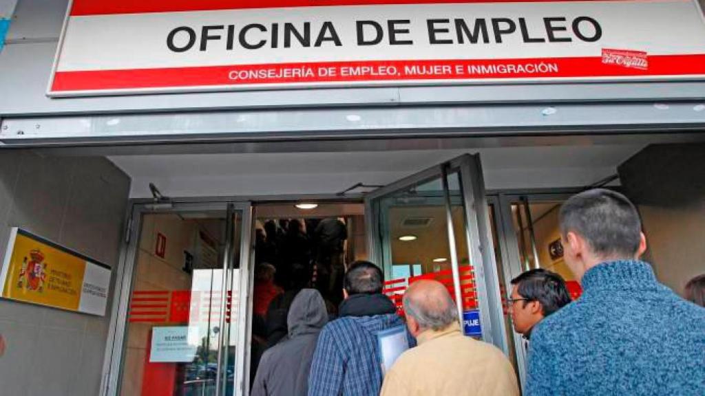 Imagen de archivo de una oficina de empleo.