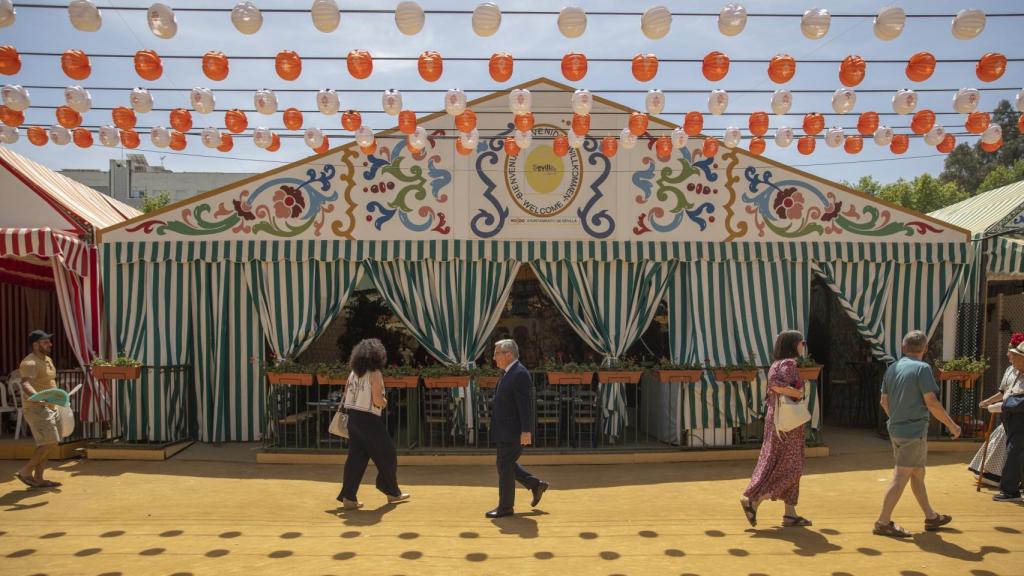 Caseta en el Real de la Feria.