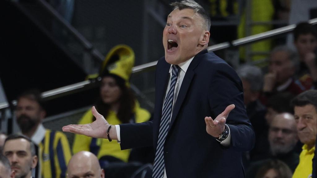 Jasikevicius, entrenador del Fenerbahce, en el WiZink.