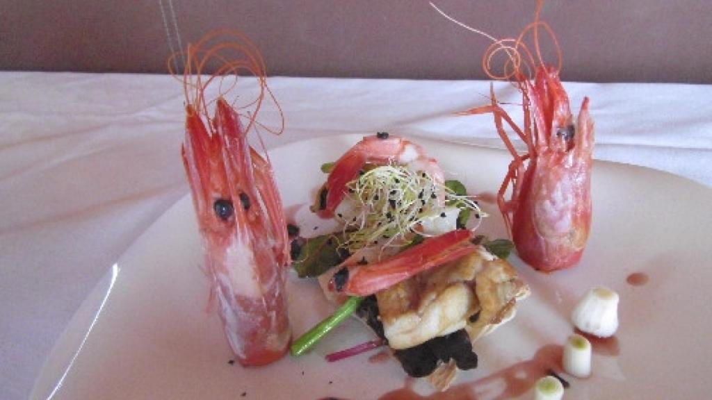 Una de las propuestas con gamba blanca de la edición de 2023.