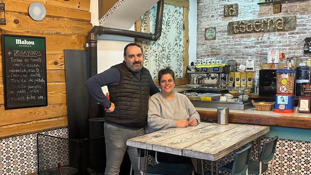 Javier y Beatriz en La Taberna de Tudela de Duero