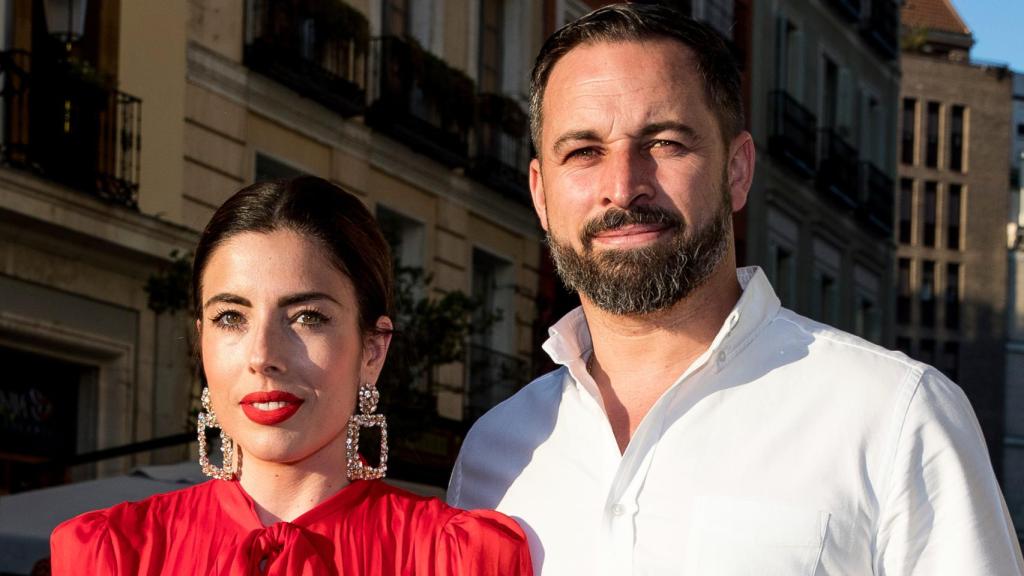 Lidia Bedman y Santiago Abascal, en una imagen de 2019.