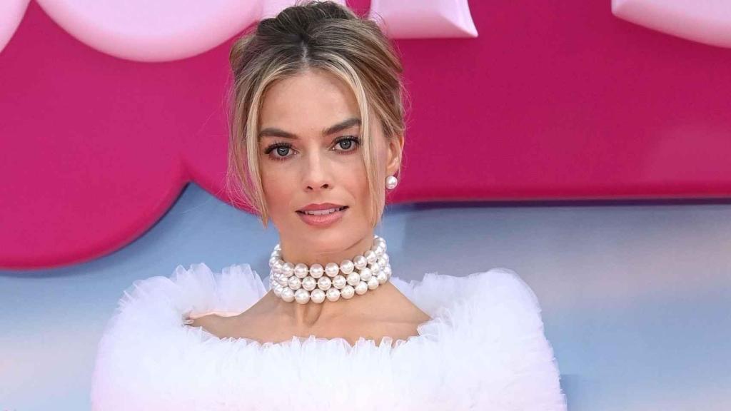 Margot Robbie, en la promoción de 'Barbie',