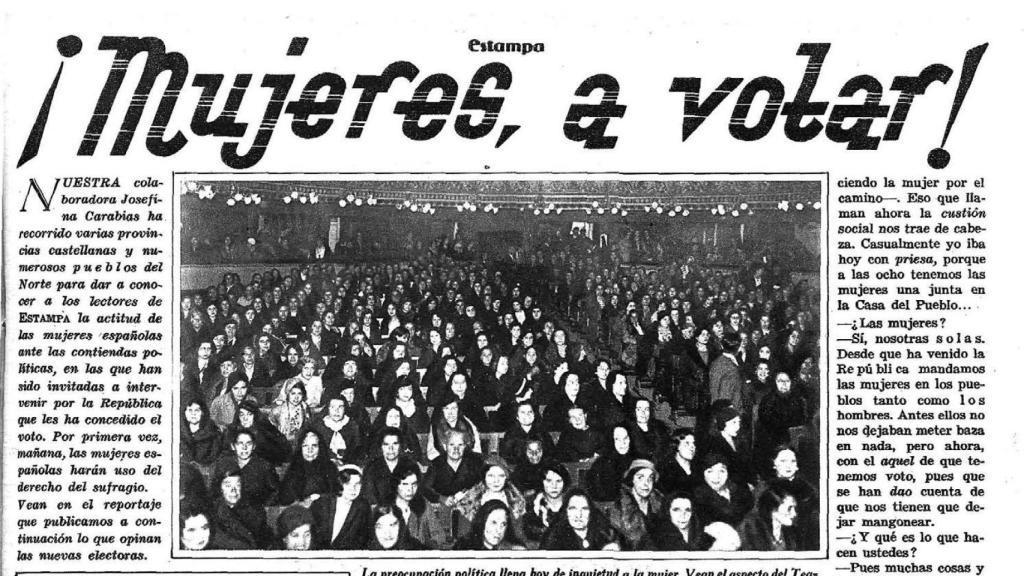 Así contó la prensa la primera vez que la mujer pudo votar en España
