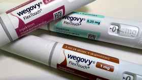Varios inyectables de Wegovy, el medicamento para diabetes que ayuda a bajar de peso de Novo Nordisk.