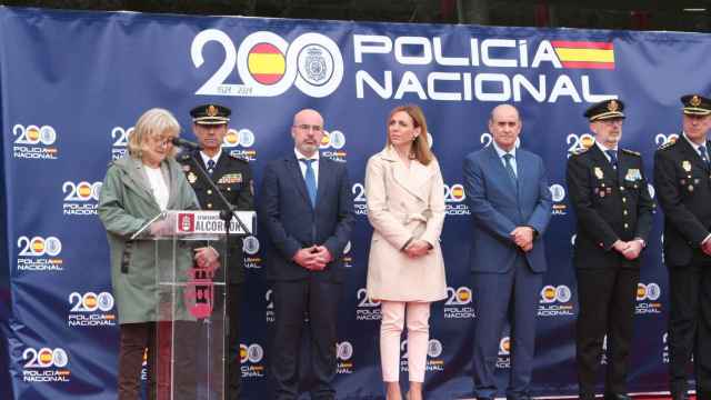 Protesta conjunta de PP y Vox al poner Alcorcón el nombre de Rubalcaba al Centro Unificado de Seguridad