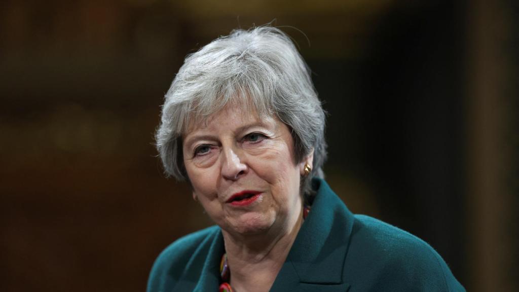 La exprimera ministra Theresa May el pasado 21 de noviembre.