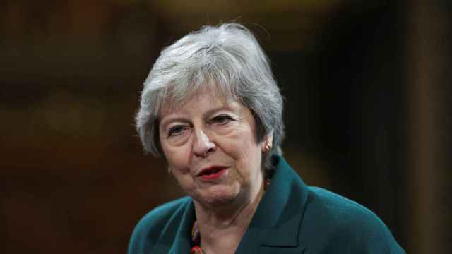 La exprimera ministra Theresa May el pasado 21 de noviembre.
