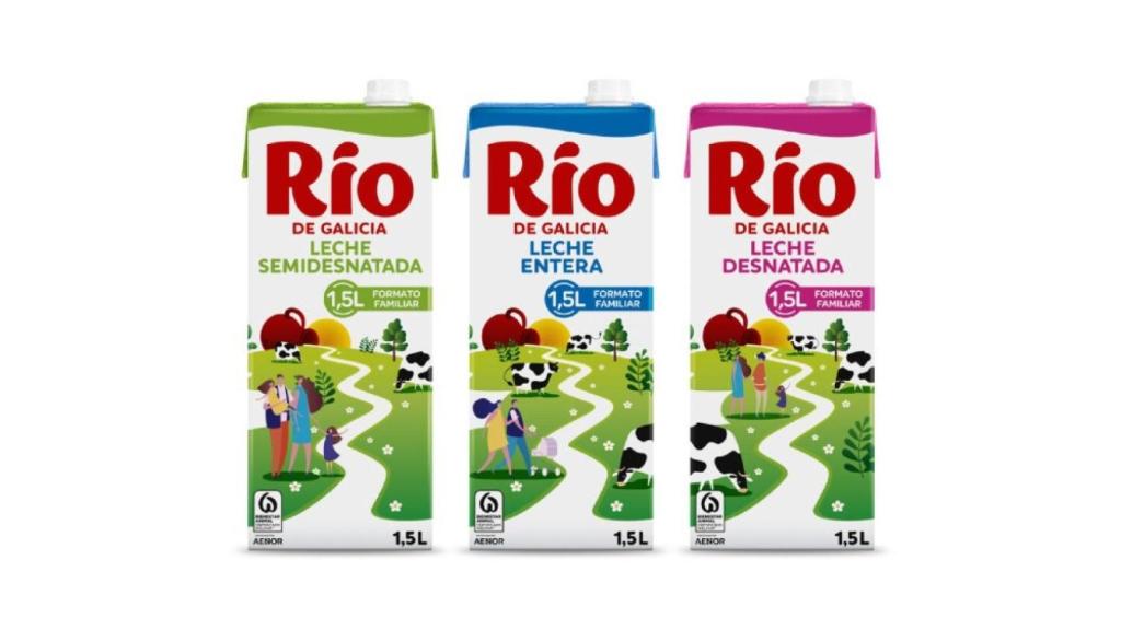 Leche familiar Río de Galicia