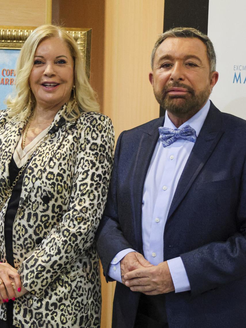 Rey junto a su gran amigo, José Manuel Parada, en Marbella, este pasado jueves, día 7.