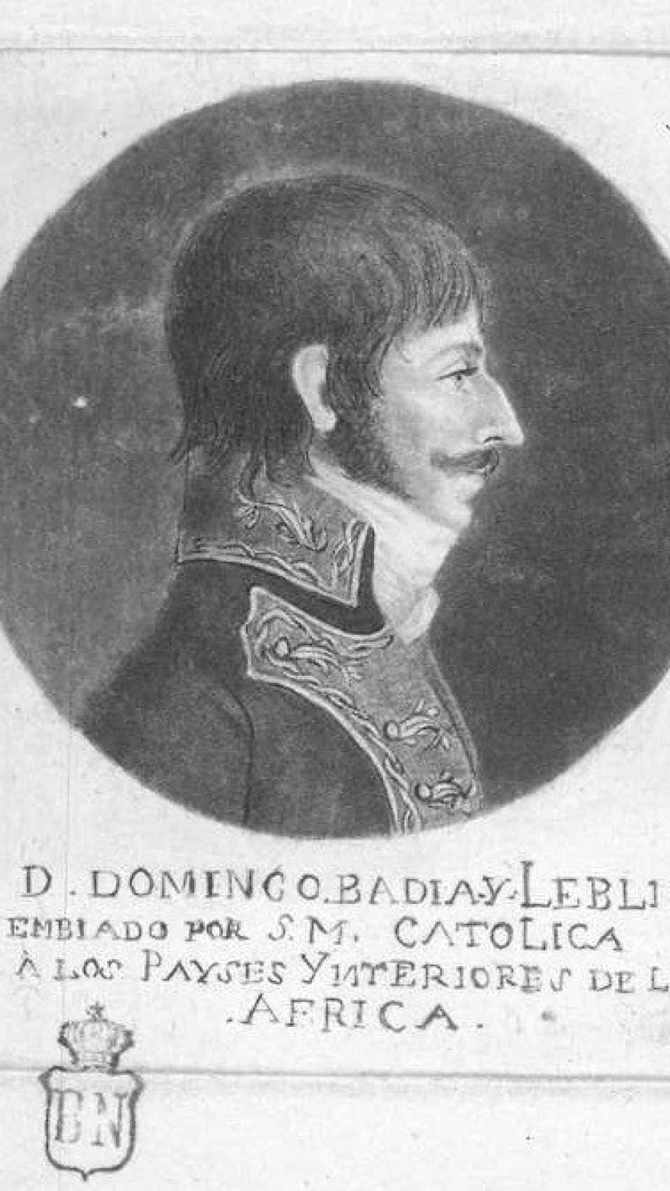 Portrait de Domingo Badía vers 1798.