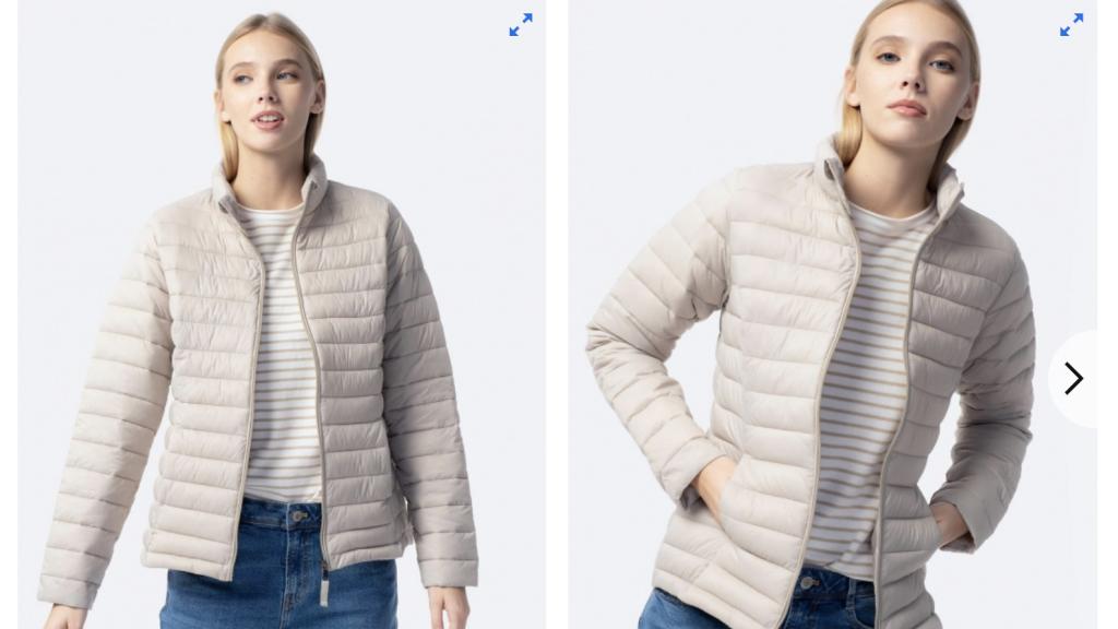 Chaqueta ultraligera.