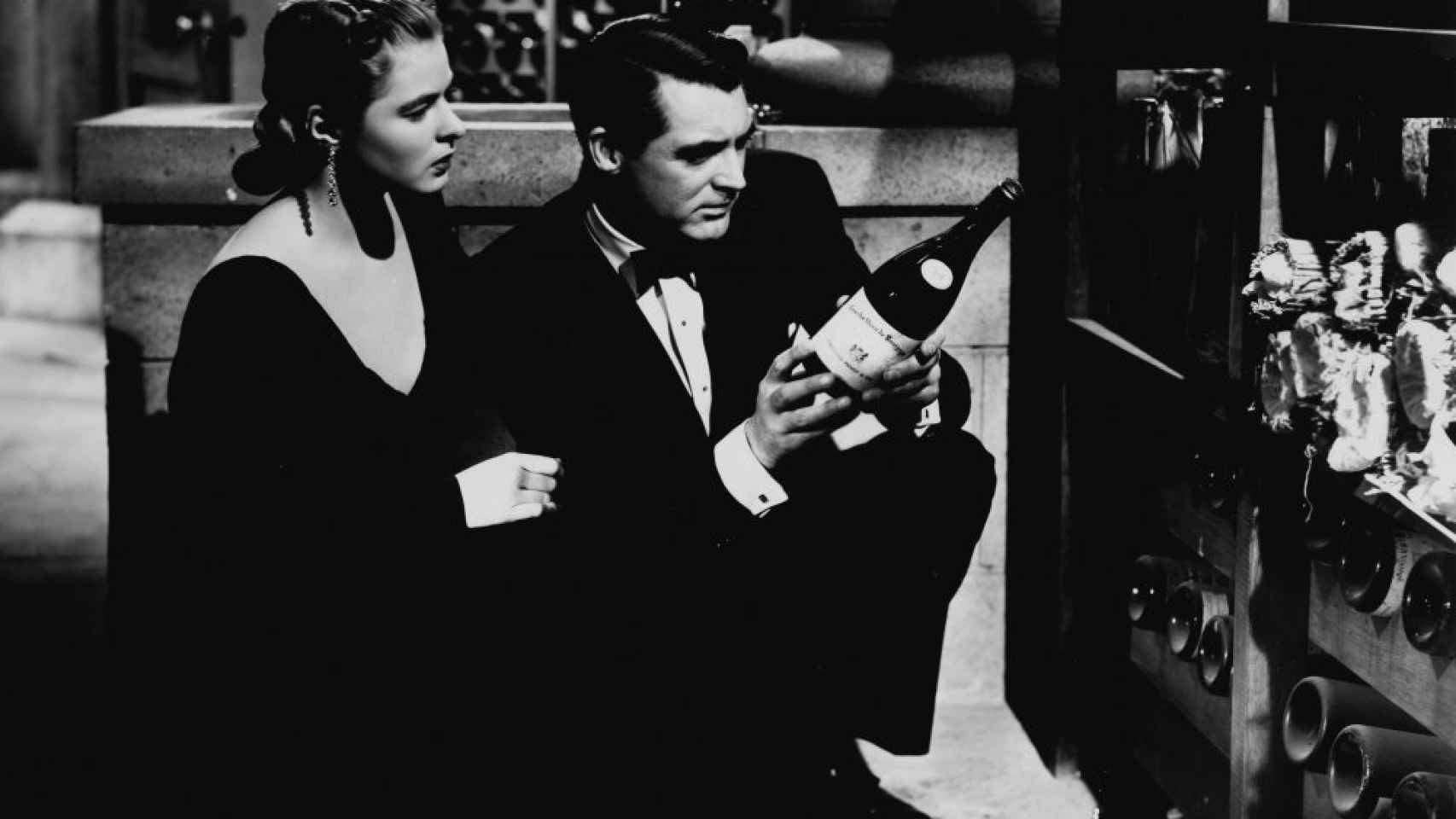 Cary Grant e Ingrid Bergman en 'Encadenados' (Alfred Hitchcock, 1946)