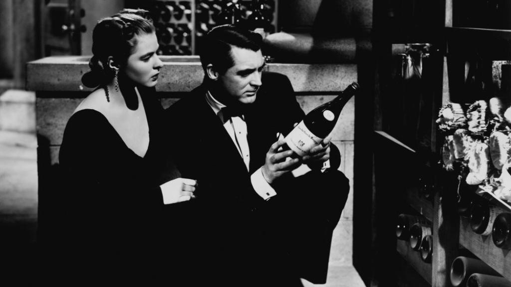 Cary Grant e Ingrid Bergman en 'Encadenados' (Alfred Hitchcock, 1946)