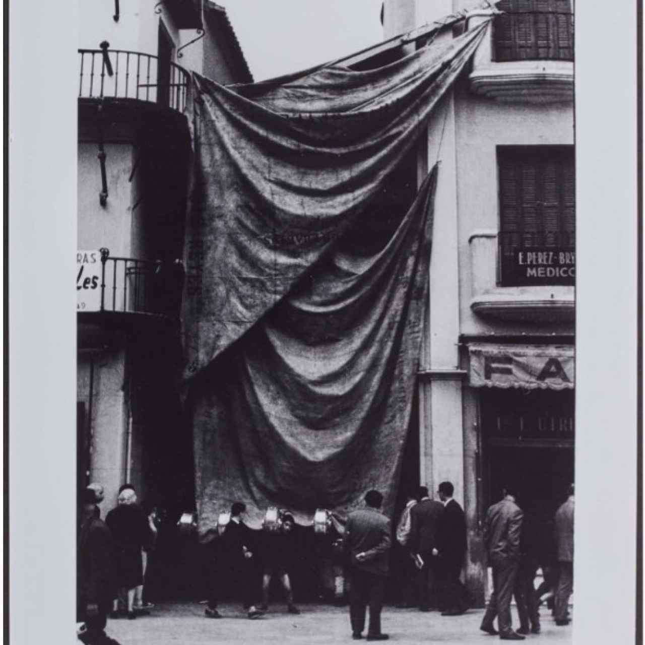 Tinglado de Estudiantes. Foto de Francisco Ontañón en 1959.