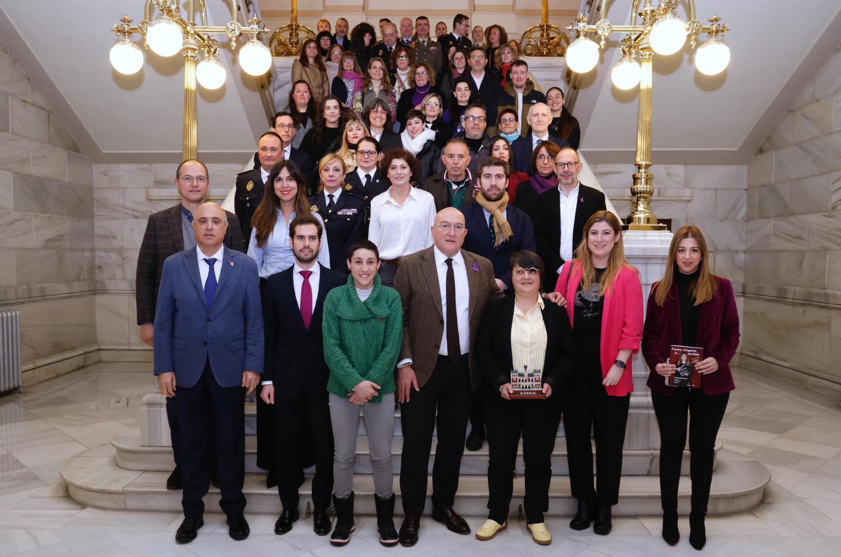 Acto institucional celebrado en el Ayuntamiento de Valladolid con motivo del Día Internacional de la Mujer