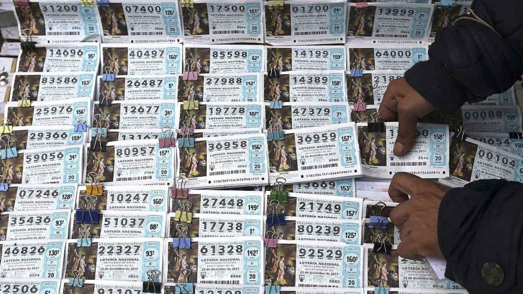 Imagen de archivo de una administración de lotería.
