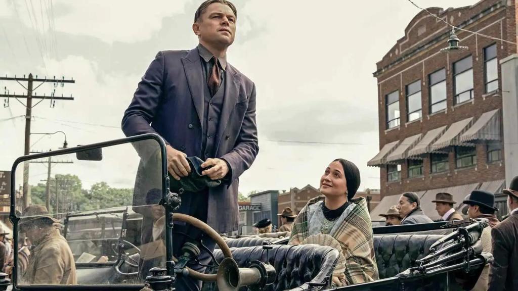 Leonardo DiCaprio y Emma Stone en 'Pobres criaturas'