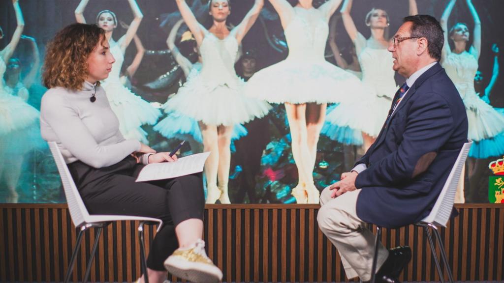 El alcalde durante su entrevista en las oficinas de El Español.