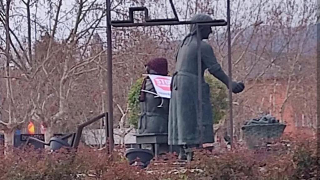 Acción del Frente Obrero en Ponferrada
