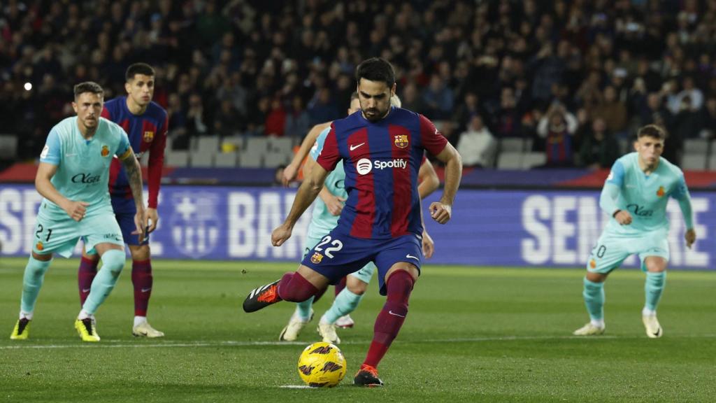 Gündogan, en el momento de fallar el penalti.