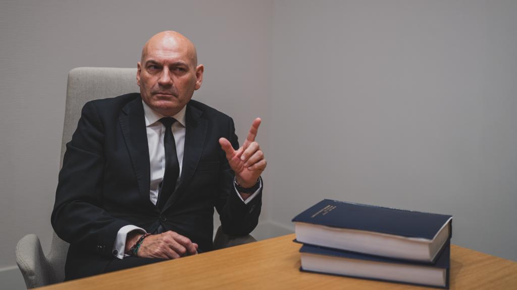 Bermúdez, durante la entrevista con EL ESPAÑOL sobre el 20º aniversario del 11-M.