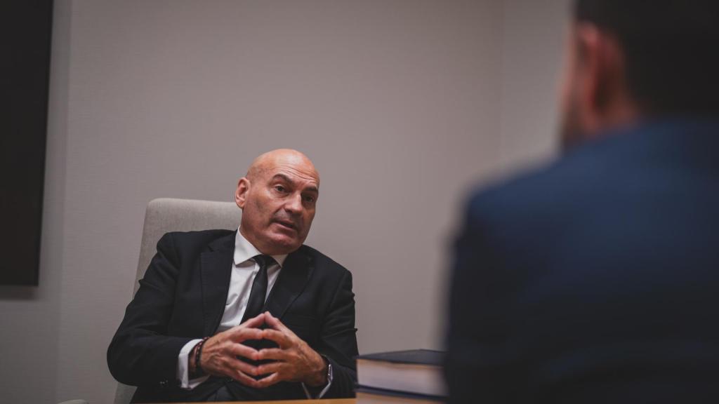 Bermúdez, durante la entrevista con este periódico.