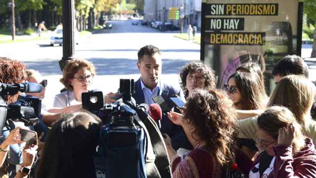 Presentación de una campaña del Colegio de Periodistas de Castilla y León contra la desinformación