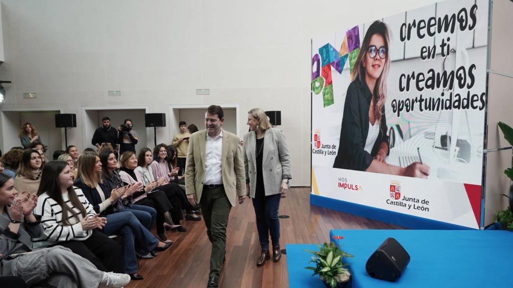 El presidente de la Junta de Castilla y León, Alfonso Fernández Mañueco, participa en el acto institucional con motivo del Día Internacional de la Mujer.