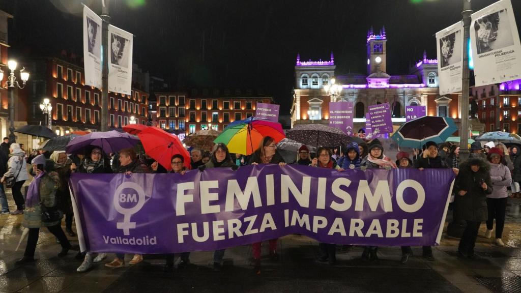 La manifestación del 8-M en Valladolid