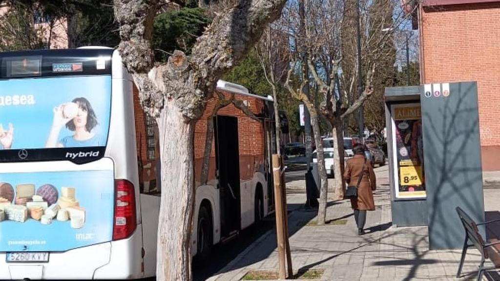 Línea 1 del bus que va al hospital provincial de Zamora