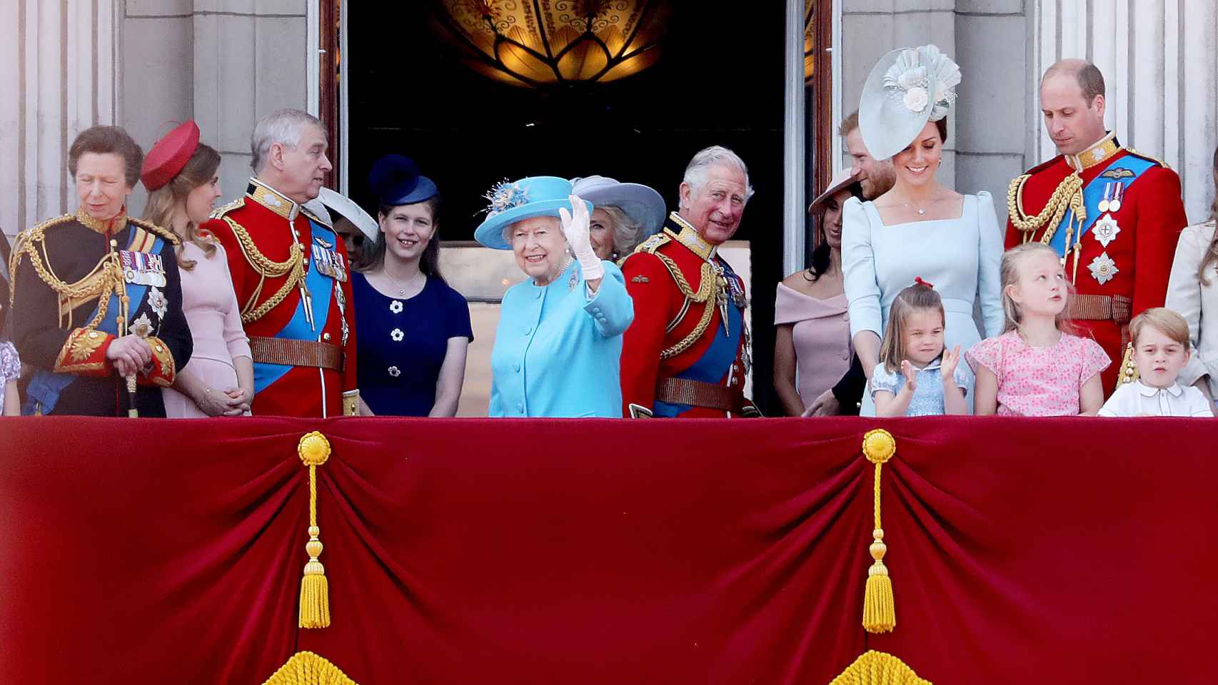 La Familia Real británica casi al completo. Imagen de 2018.