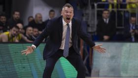 Sarunas Jasikevicius, durante un partido del Fenerbahce.