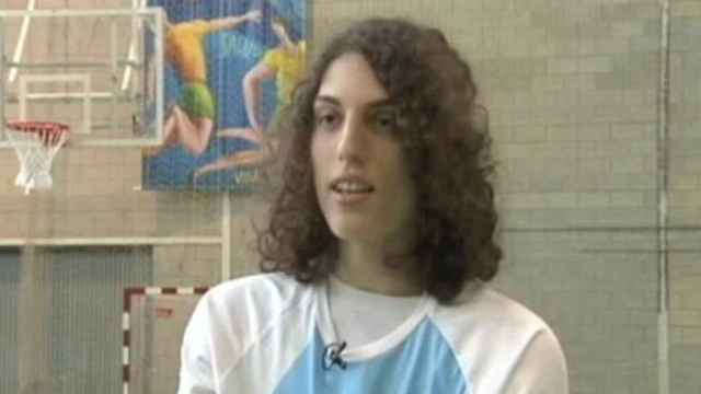 Aura Pacheco, jugadora del Club de Baloncesto Albacete