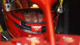Carlos Sainz, dentro de su Ferrari en el Gran Premio de Arabia Saudí 2024