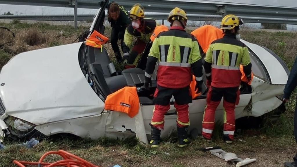 Accidente de tráfico. Foto: CPEIS Toledo.