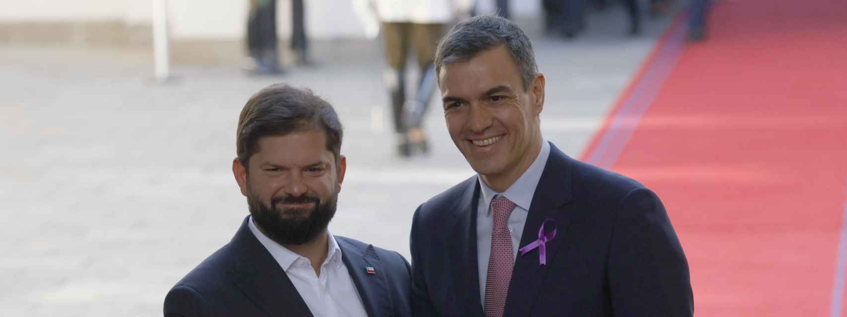 Gabriel Boric y Pedro Sánchez