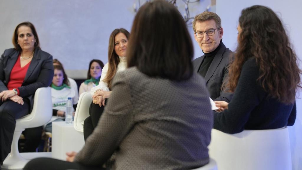 Feijóo, este viernes en Córdoba, en un acto con motivo del Día Internacional de la Mujer.