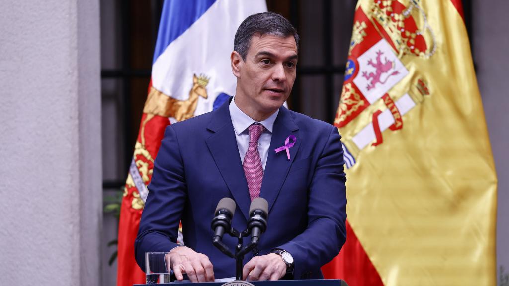El presidente del Gobierno, Pedro Sánchez