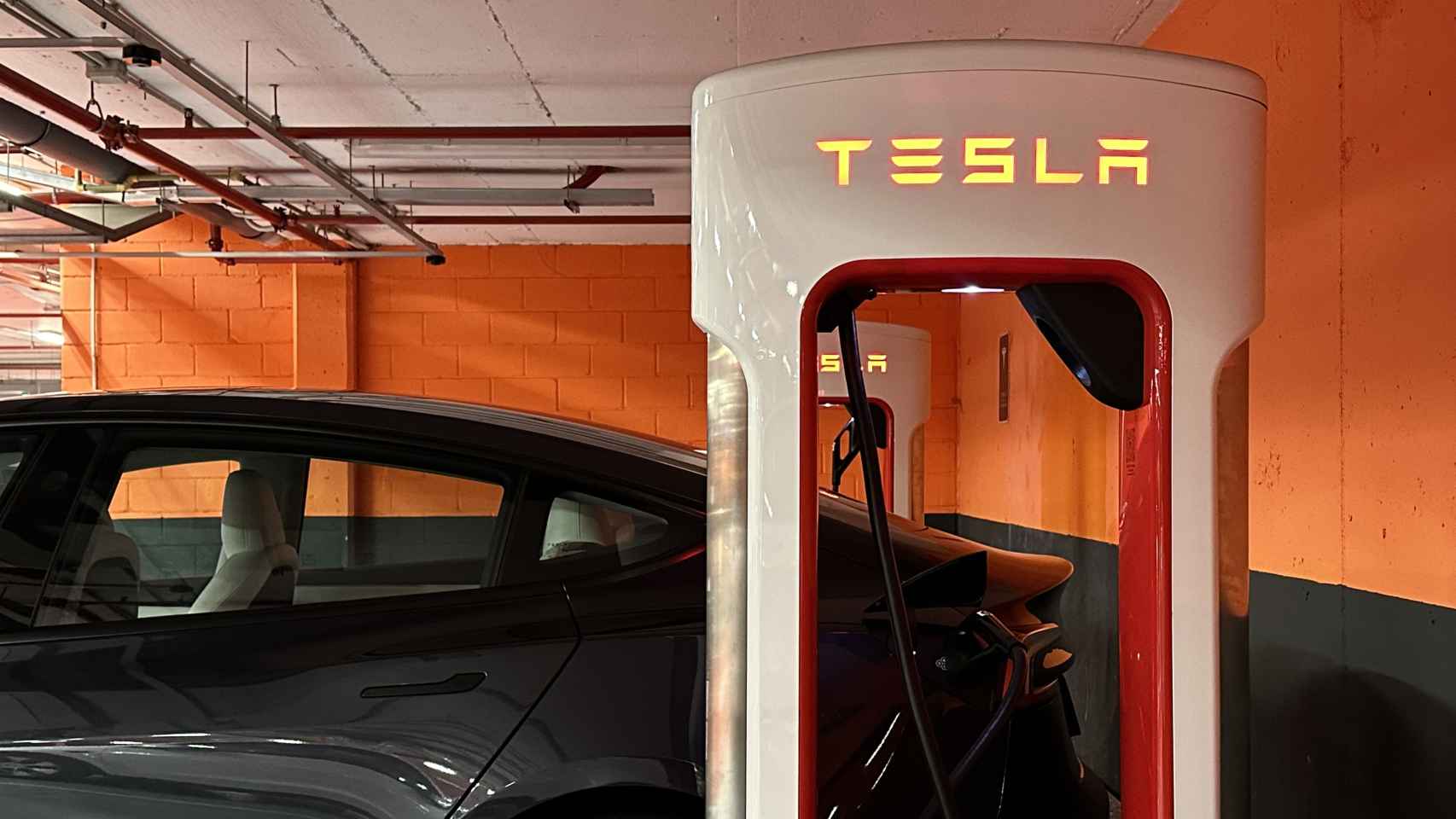 Supercargadores de Tesla.