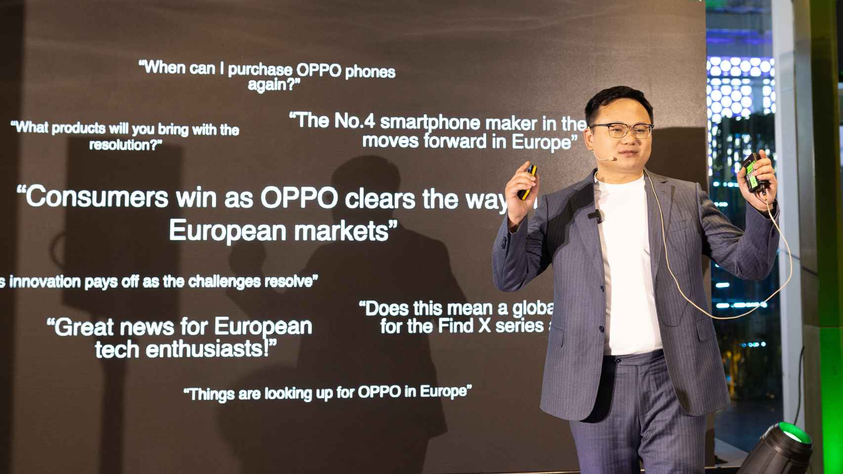 Bingo Liu, CEO de OPPO Europa