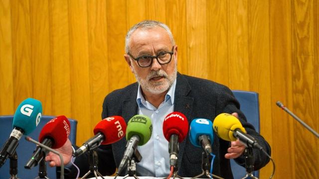 Óscar García Patiño, en rueda de prensa.